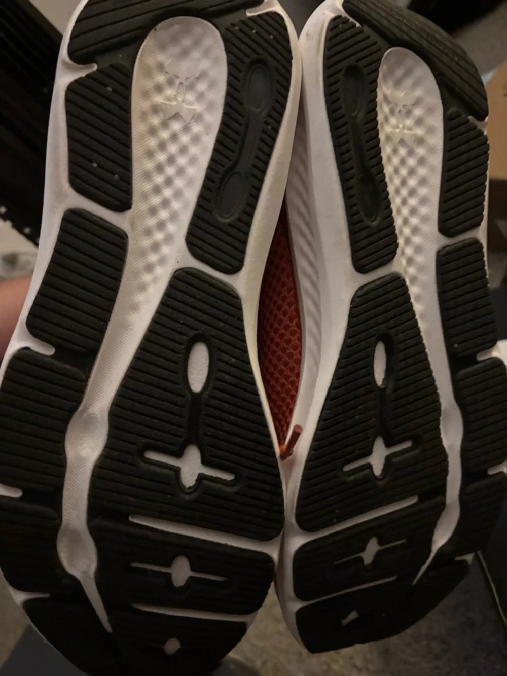 Under Armour Orange Mesh Training Sneakers - Picture 3 of 4